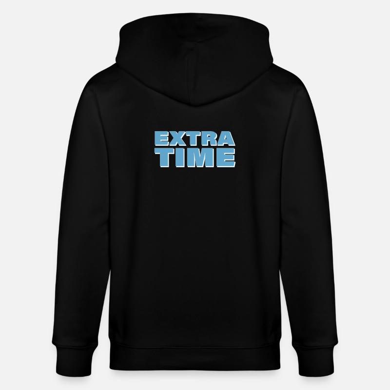 EXTRA TIME - Stanley/Stella Unisex Bio-Kapuzenjacke CULTIVATOR  - Schwarz