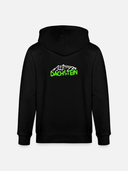 Dachstein Ramsau Souvenir Shirt - Stanley/Stella CULTIVATOR Unisex Organic Hooded Jacket - black