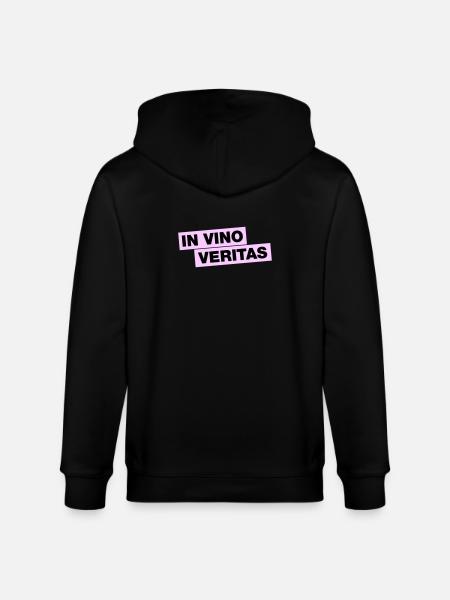 In Vino Veritas - Stanley/Stella Unisex Bio-Kapuzenjacke CULTIVATOR - Schwarz