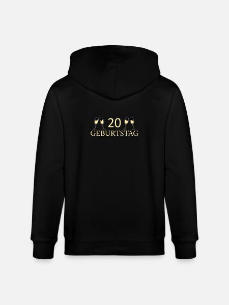 20e anniversaire 20 ans - Veste à capuche bio CULTIVATOR Stanley/Stella Unisexe - noir