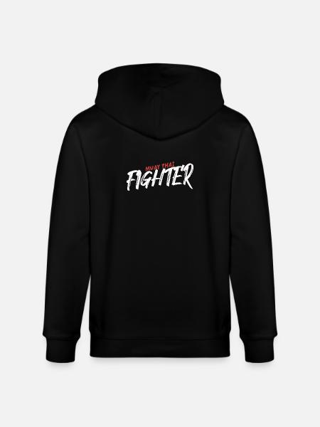 Muay Thai Fighter Shirt - Stanley/Stella Unisex Bio-Kapuzenjacke CULTIVATOR  - Schwarz