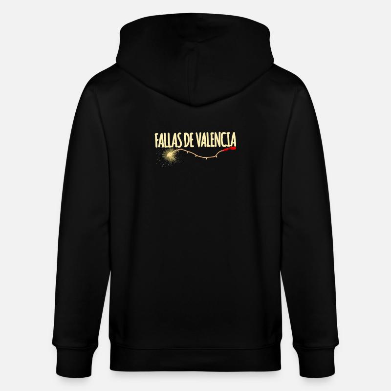 Fallas De Valencia Traca - Stanley/Stella Unisex Bio-Kapuzenjacke CULTIVATOR  - Schwarz