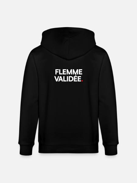 Flemme validée - Veste à capuche bio CULTIVATOR Stanley/Stella Unisexe - noir