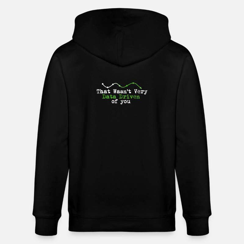 Data Driven You Tee - Stanley/Stella CULTIVATOR Unisex Organic Hooded Jacket - black