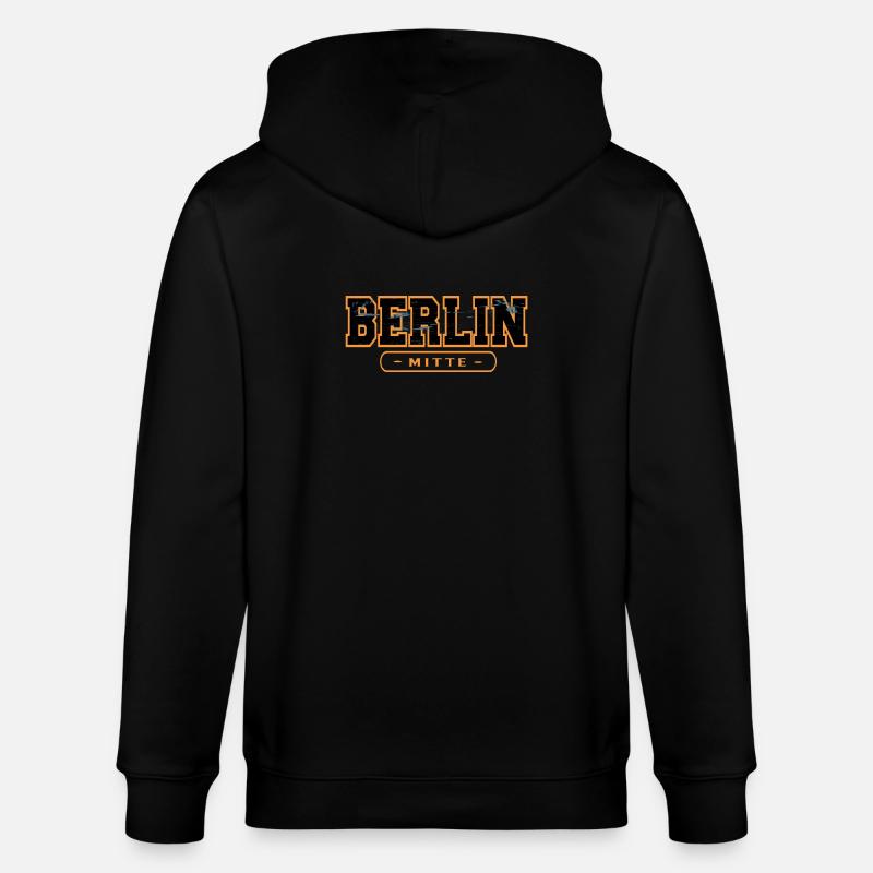 Résumé de Berlin Mitte - Veste à capuche bio CULTIVATOR Stanley/Stella Unisexe - noir