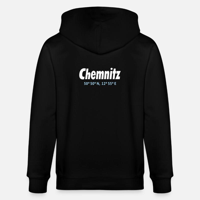 Coordonnées de Chemnitz - Veste à capuche bio CULTIVATOR Stanley/Stella Unisexe - noir