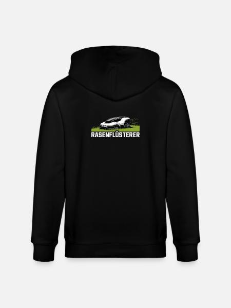 Rasenflüsterer Garten Rasenmäher Rasenflüsterer - Stanley/Stella Unisex Bio-Kapuzenjacke CULTIVATOR  - Schwarz