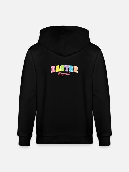 Happy Easter Bunny Easter Bunny Easter - Stanley/Stella CULTIVATOR  Unisex Organic Hooded Jacket - black