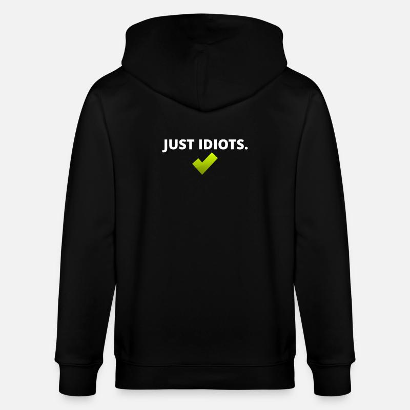 Conception juste idiote - Veste à capuche bio CULTIVATOR Stanley/Stella Unisexe - noir