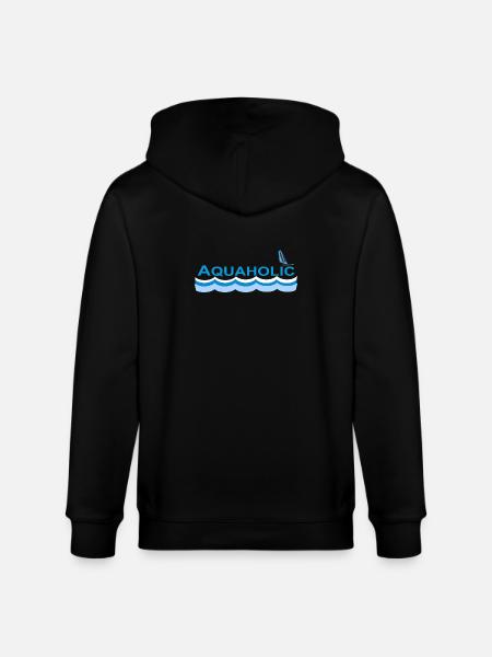 AQUAHOLIC - Stanley/Stella CULTIVATOR Unisex Organic Hooded Jacket - black