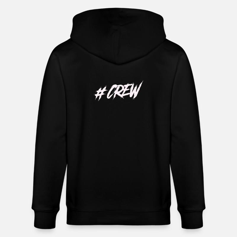#CREW Graffiti - Stanley/Stella Unisex Bio-Kapuzenjacke CULTIVATOR  - Schwarz