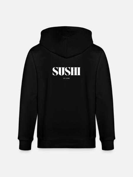 Sushi ist Liebe - Stanley/Stella Unisex Bio-Kapuzenjacke CULTIVATOR - Schwarz
