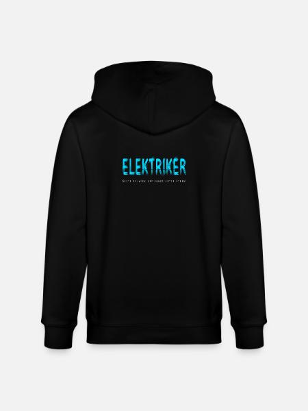 Elektriker Handwerker Design - Stanley/Stella Unisex Bio-Kapuzenjacke CULTIVATOR  - Schwarz