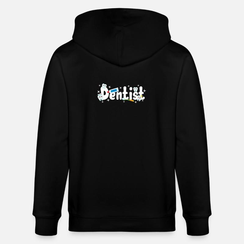 Dentiste Dentiste - Veste à capuche bio CULTIVATOR Stanley/Stella Unisexe - noir