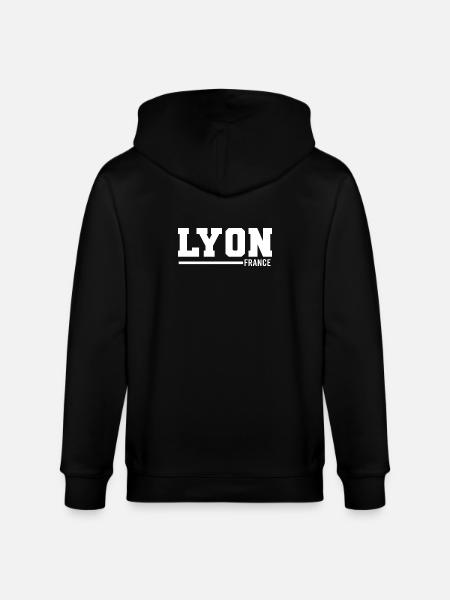 Lyon | France - Stanley/Stella CULTIVATOR Unisex Organic Hooded Jacket - black