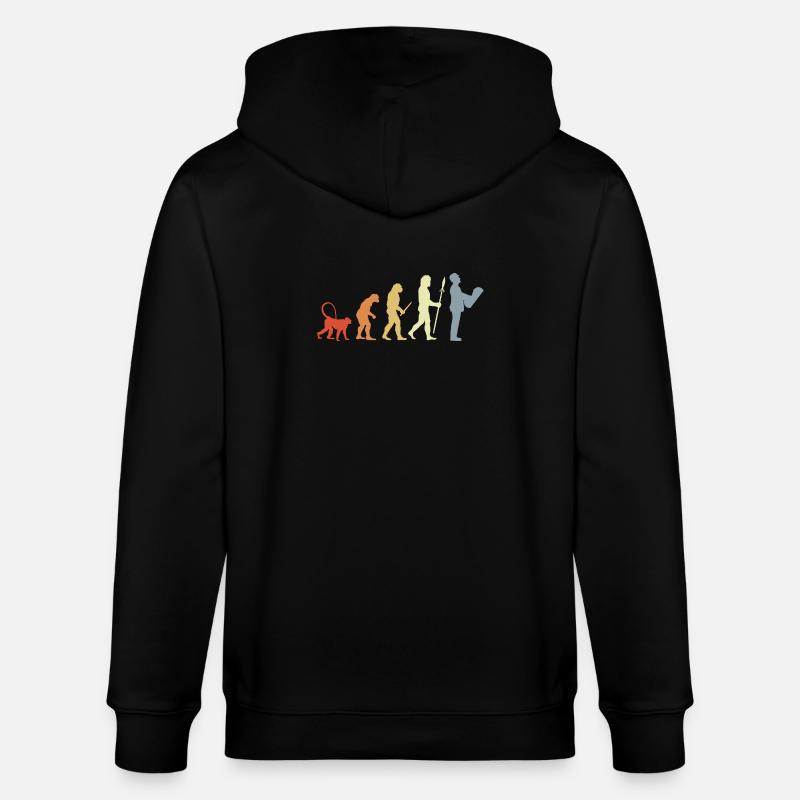 Évolution de l’architecte - Veste à capuche bio CULTIVATOR Stanley/Stella Unisexe - noir