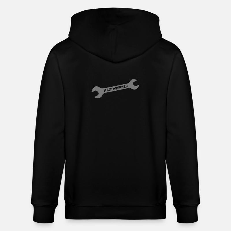 Handwerker - Stanley/Stella Unisex Bio-Kapuzenjacke CULTIVATOR - Schwarz