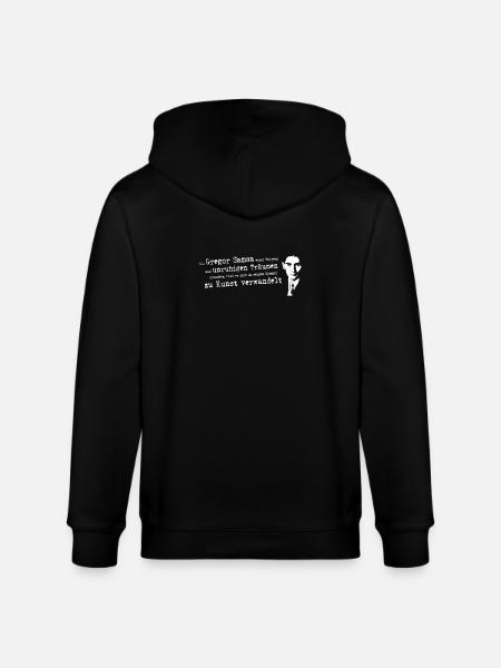 Franz Kafka-Beuys Transformation | Gregor Samsa - Stanley/Stella CULTIVATOR  Unisex Organic Hooded Jacket - black