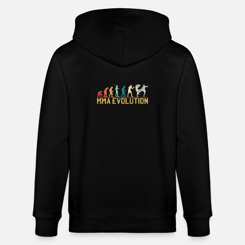 MMA Evolution Silhouette Design - Veste à capuche bio CULTIVATOR Stanley/Stella Unisexe - noir