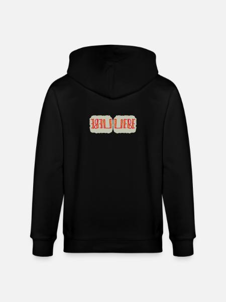 Herzliche Liebe Reflexionen - Stanley/Stella Unisex Bio-Kapuzenjacke CULTIVATOR - Schwarz