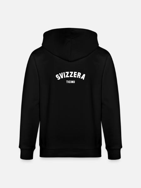 TICINO Svizzera Switzerland Schweiz - Stanley/Stella CULTIVATOR Unisex Organic Hooded Jacket - black