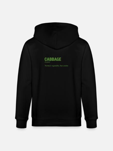 CABBAGE - Stanley/Stella Unisex Bio-Kapuzenjacke CULTIVATOR - Schwarz
