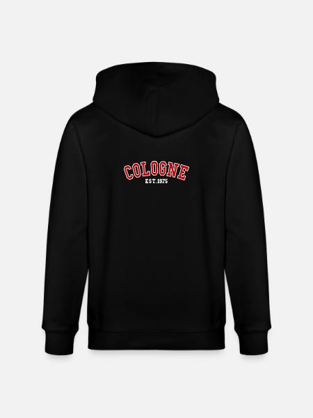Cologne Est.1975  - Stanley/Stella CULTIVATOR  Unisex Organic Hooded Jacket - black