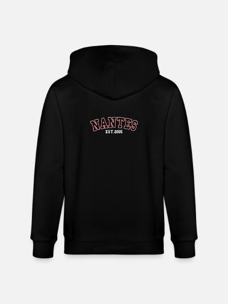 Nantes Est. 2005 - Stanley/Stella CULTIVATOR  Unisex Organic Hooded Jacket - black