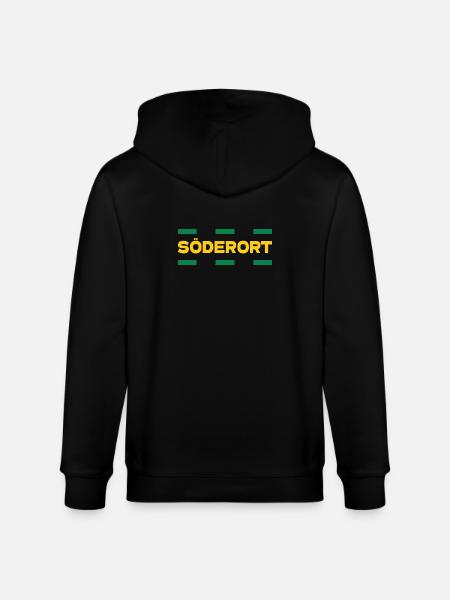 Söderort - Stockholm - Stanley/Stella Unisex Bio-Kapuzenjacke CULTIVATOR  - Schwarz