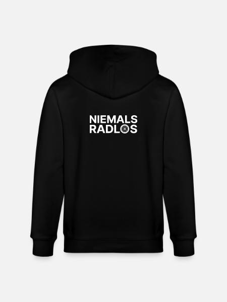 never bikeless - Stanley/Stella CULTIVATOR  Unisex Organic Hooded Jacket - black