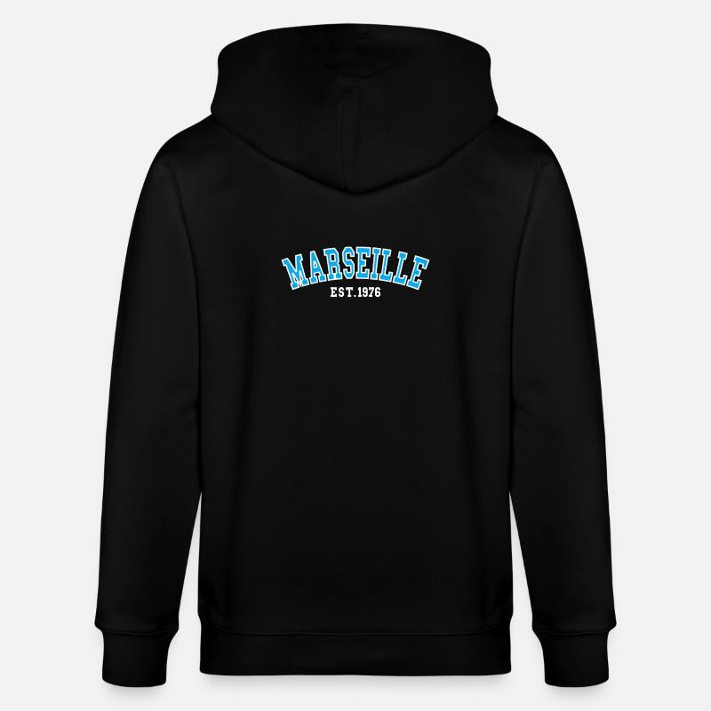 Marseille fondée en 1976 - Veste à capuche bio CULTIVATOR Stanley/Stella Unisexe - noir