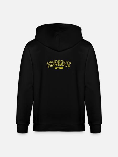 Dresden Est. 1966 - Stanley/Stella CULTIVATOR Unisex Organic Hooded Jacket - black