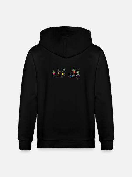 Botaniker - Stanley/Stella Unisex Bio-Kapuzenjacke CULTIVATOR - Schwarz