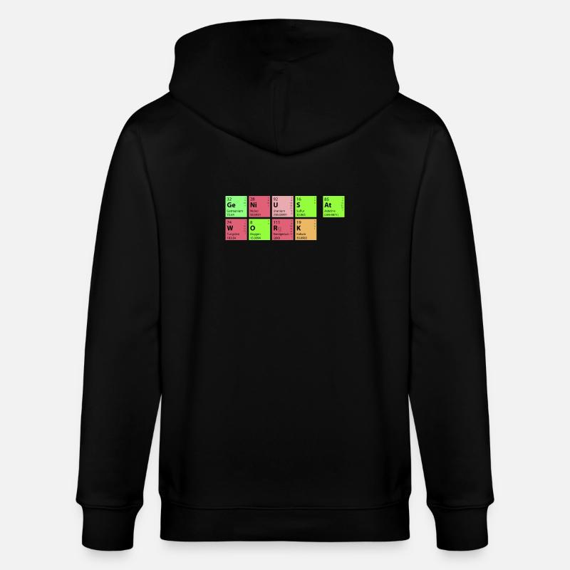 genius at work - Stanley/Stella Unisex Bio-Kapuzenjacke CULTIVATOR  - Schwarz