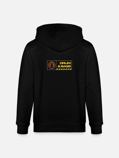 db warning - Stanley/Stella CULTIVATOR Unisex Organic Hooded Jacket - black