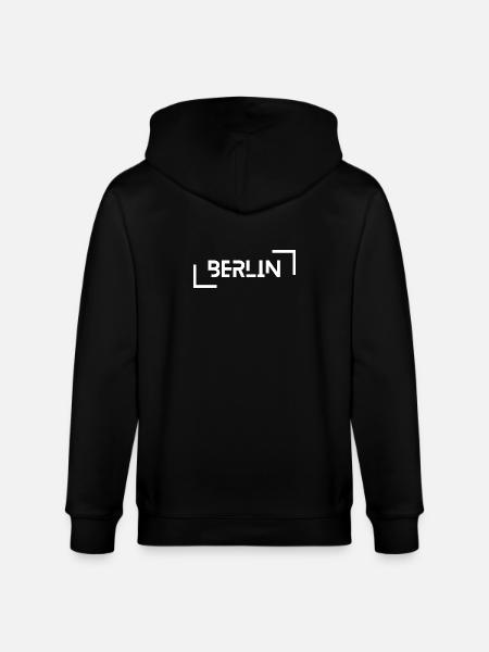 Berlin - Stanley/Stella CULTIVATOR Unisex Organic Hooded Jacket - black