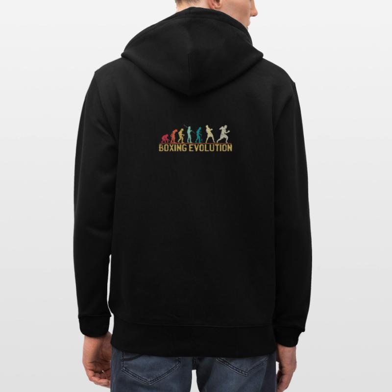 Boxen Evolution Progression Design Stanley/Stella Unisex Bio-Kapuzenjacke CULTIVATOR 