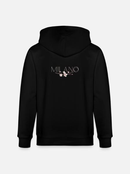 MILANO – Blossom Chic - Stanley/Stella Unisex Bio-Kapuzenjacke CULTIVATOR  - Schwarz