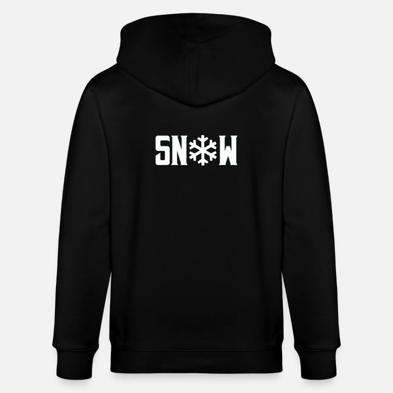 Snow - Stanley/Stella Unisex Bio-Kapuzenjacke CULTIVATOR  - Schwarz
