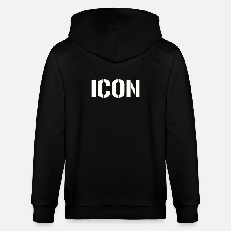 Icon - Stanley/Stella Unisex Bio-Kapuzenjacke CULTIVATOR  - Schwarz