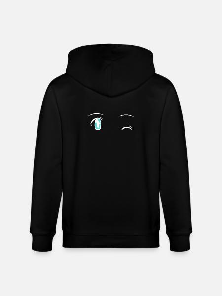Otakumotive, manga augen - Stanley/Stella Unisex Bio-Kapuzenjacke CULTIVATOR  - Schwarz