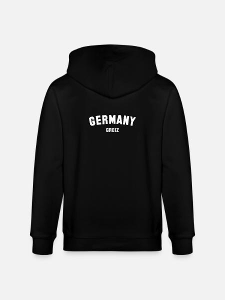 GREIZ Germany - Stanley/Stella CULTIVATOR Unisex Organic Hooded Jacket - black