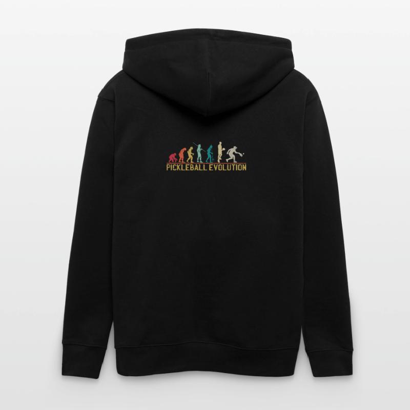 Pickleball Evolution Progression Design Stanley/Stella Unisex Bio-Kapuzenjacke CULTIVATOR 
