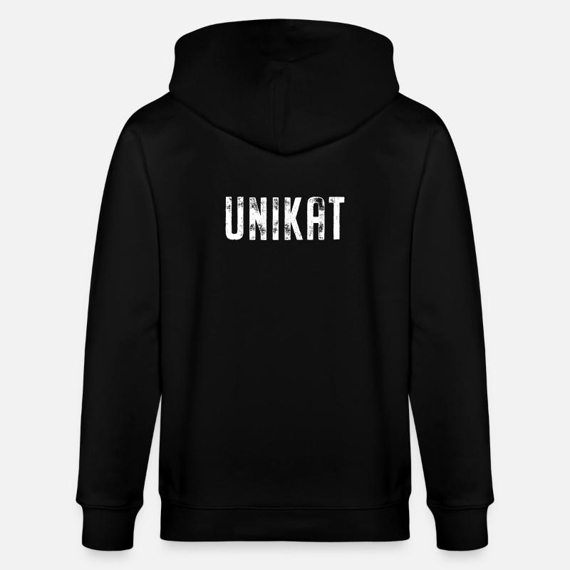 Unique Unique Individual Self-Worth Unique - Stanley/Stella CULTIVATOR Unisex Organic Hooded Jacket - black