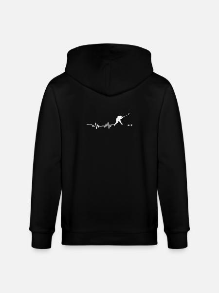 Ice Hockey - Stanley/Stella CULTIVATOR  Unisex Organic Hooded Jacket - black