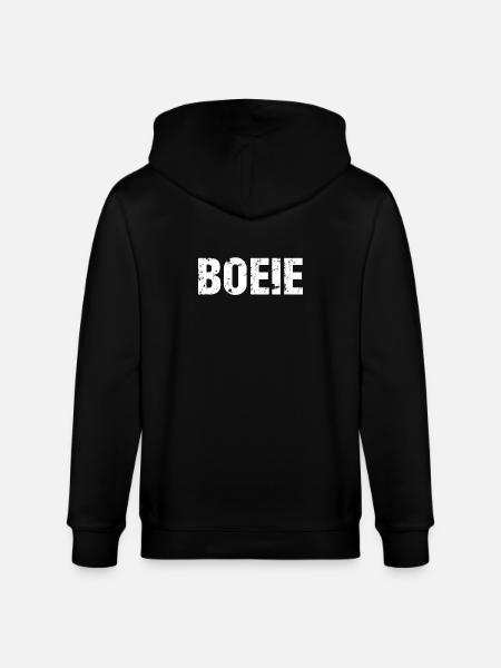 Boo. Antwerp dialect Shirts - Stanley/Stella CULTIVATOR  Unisex Organic Hooded Jacket - black
