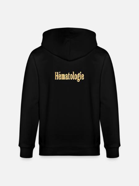 Hématologie Hématologue - Veste à capuche bio CULTIVATOR Stanley/Stella Unisexe - noir