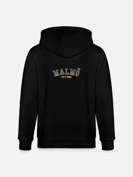Malmö Est. 2006 - Stanley/Stella CULTIVATOR  Unisex Organic Hooded Jacket - black