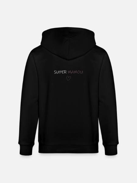super mamou - Veste à capuche bio CULTIVATOR Stanley/Stella Unisexe - noir