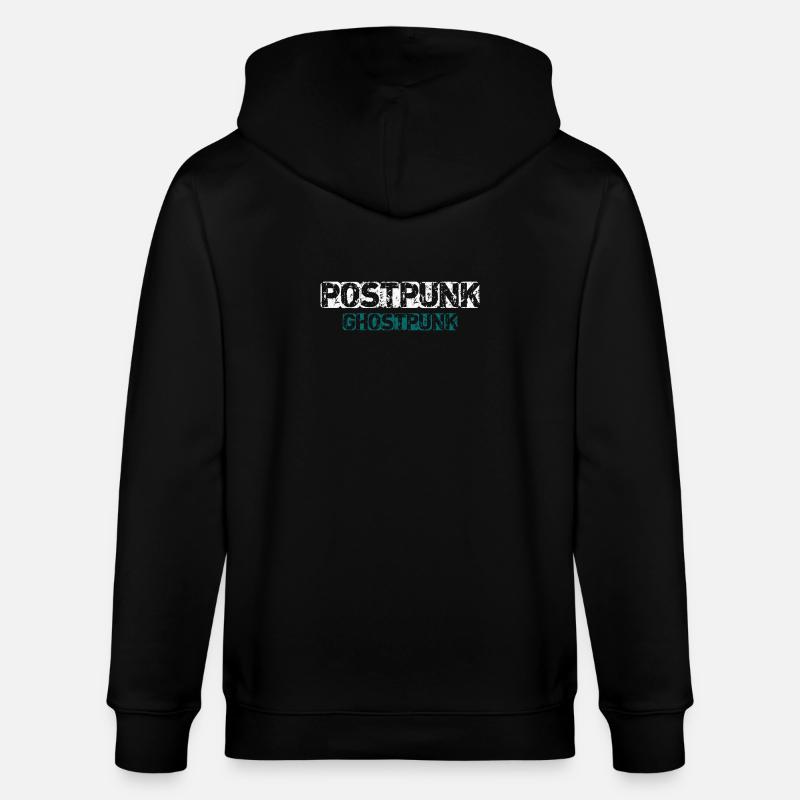 Postpunk Ghostpunk - Veste à capuche bio CULTIVATOR Stanley/Stella Unisexe - noir